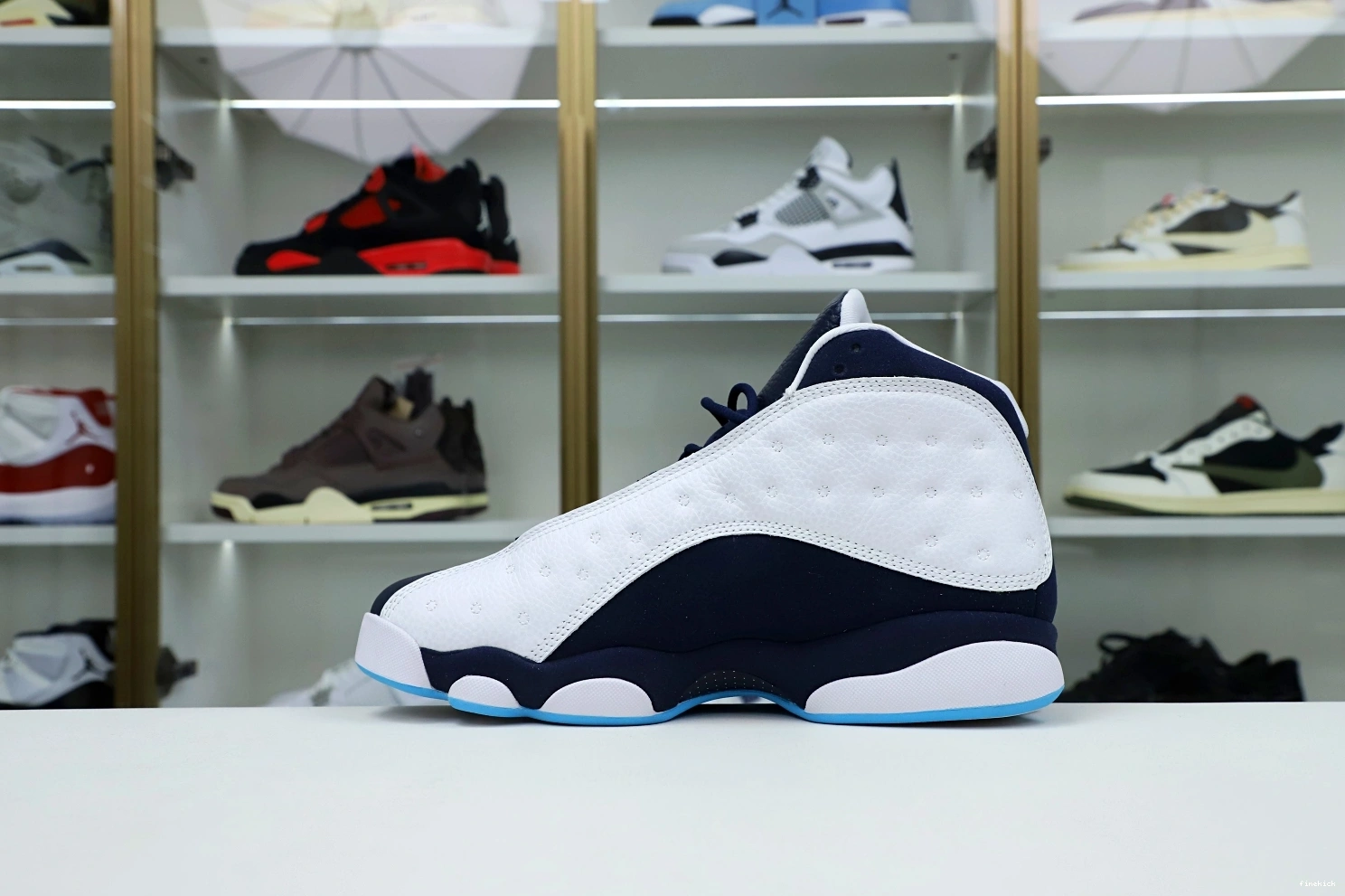 BLUE JORDAN 13 AIR WHITE OBSIDIAN RETRO 414571-144 POWDER 0707